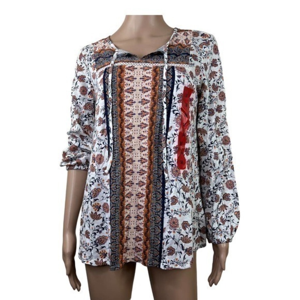 NWT Vintage America Women Top Blouse Pullover Size M